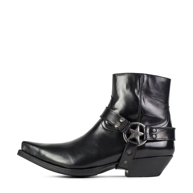 sendra-boots-s0030-15100-negro-herren-cowboy-stiefelette-schwarz image 1