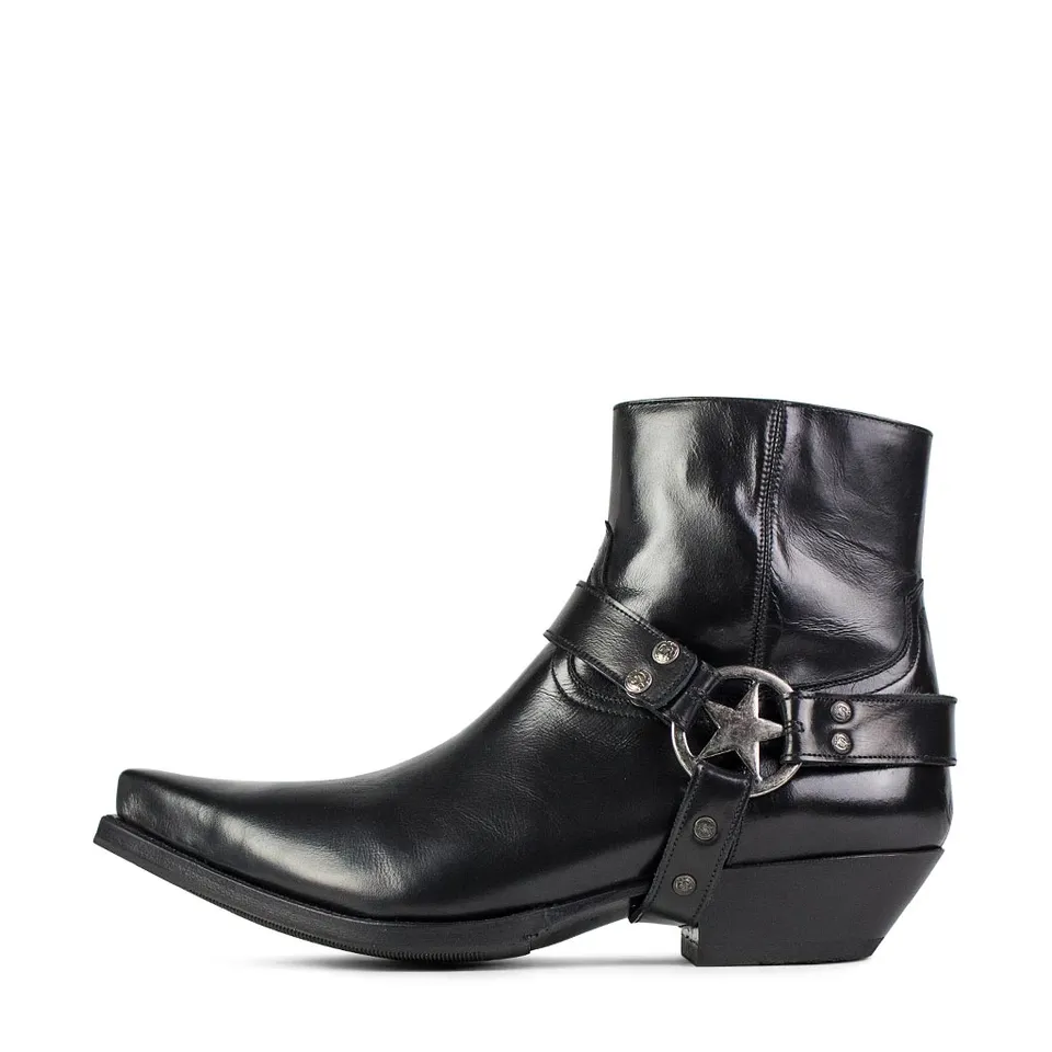 sendra-boots-s0030-15100-negro-herren-cowboy-stiefelette-schwarz image 1