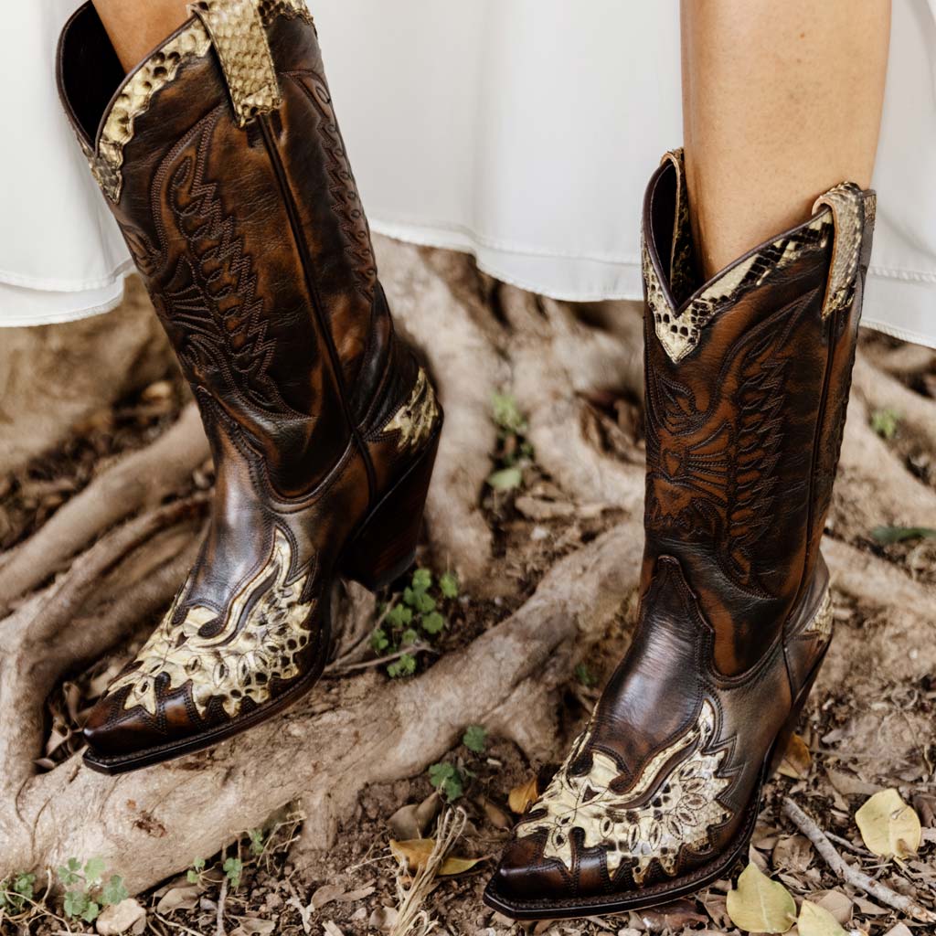 sendra-boots-7106p-gorca-natur-antic-jacinto-cowboy-stiefel-damen image 7