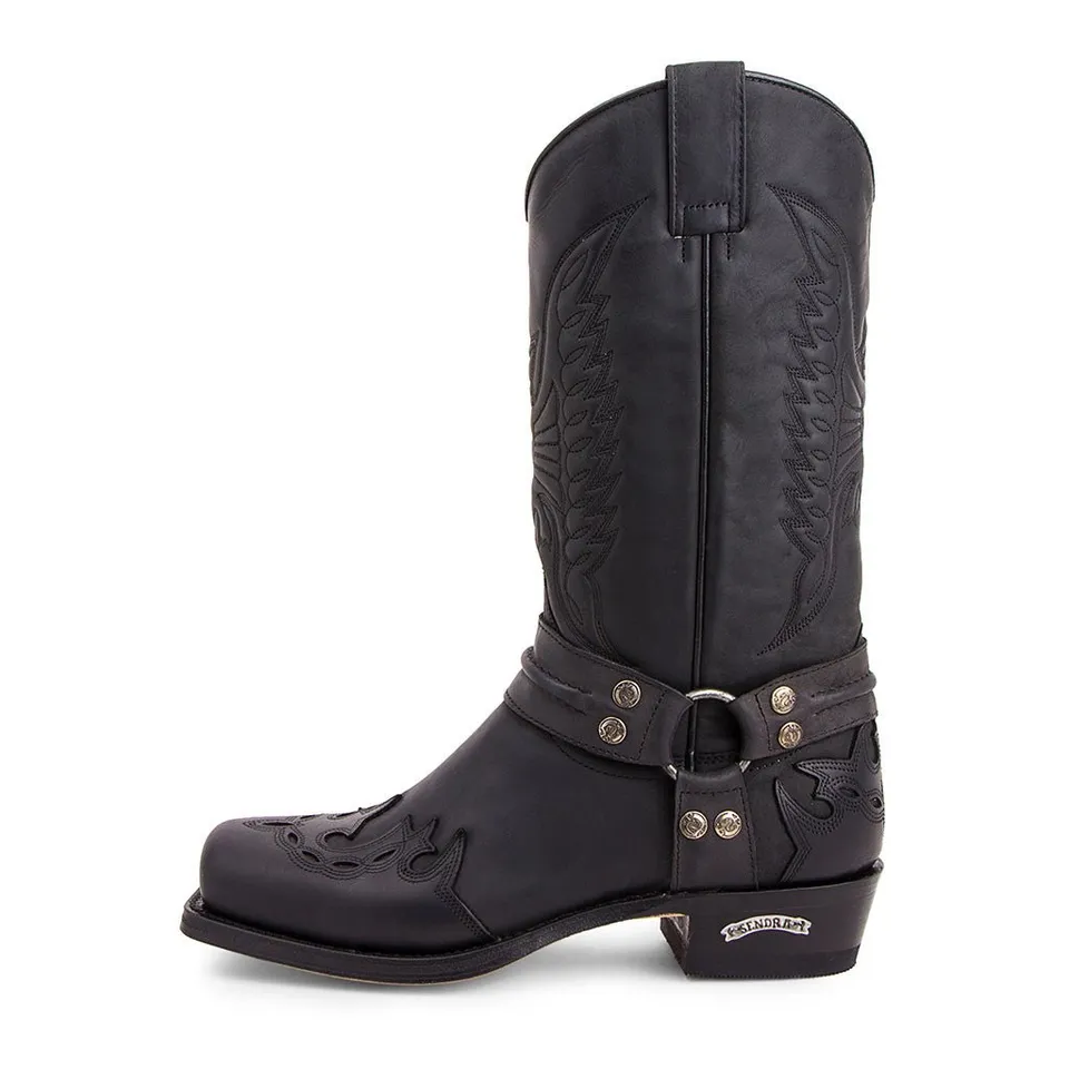 sendra-boots-4980-strong-sprinter-negro-biker-boots-schwarz-unisex image 1