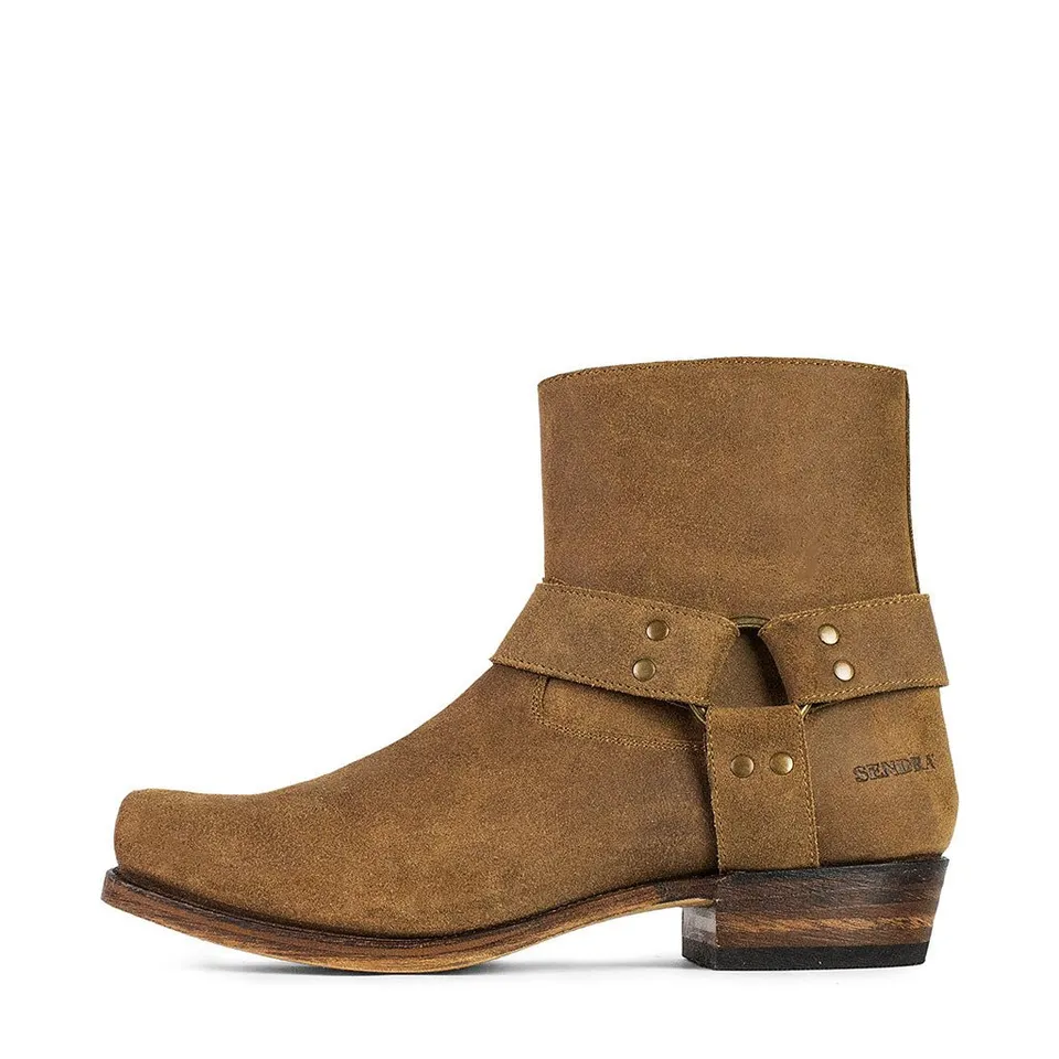 sendra-boots-12851-bronx-light-rovere-biker-stiefel-braun-genarbt image 1