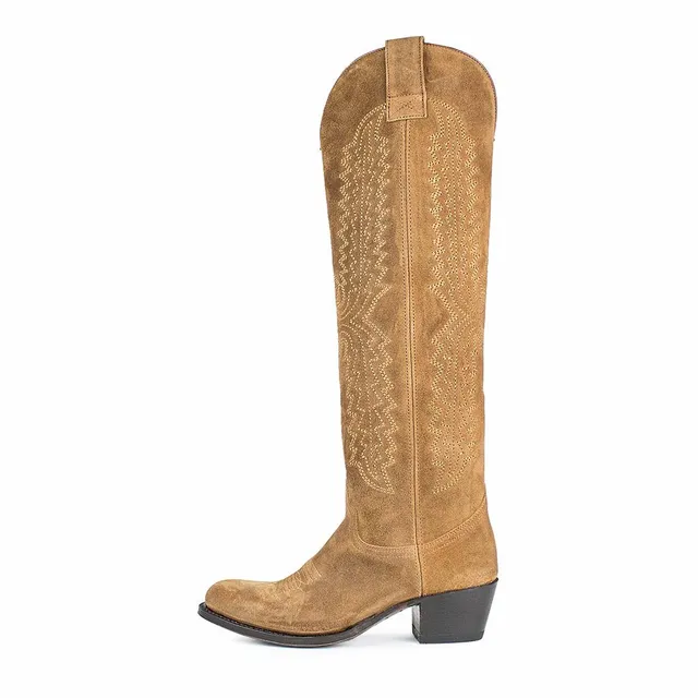 sendra-boots-16525-debora-martens-cowboystiefel-cuoio-braun image 1