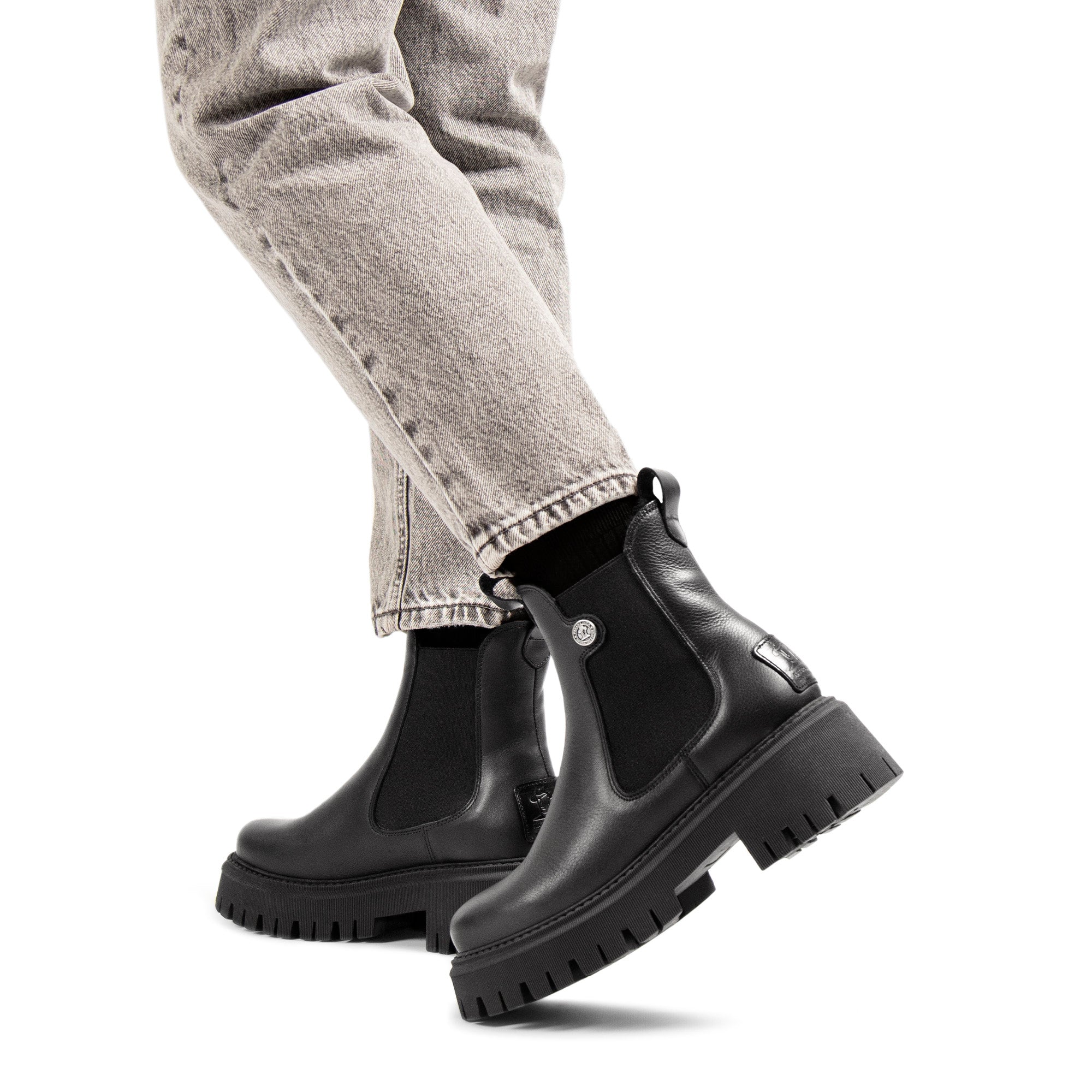panama-jack-cyntia-igloo-b1-damenstiefelette-waterproof-napa-schwarz-mit-lammfel image 2