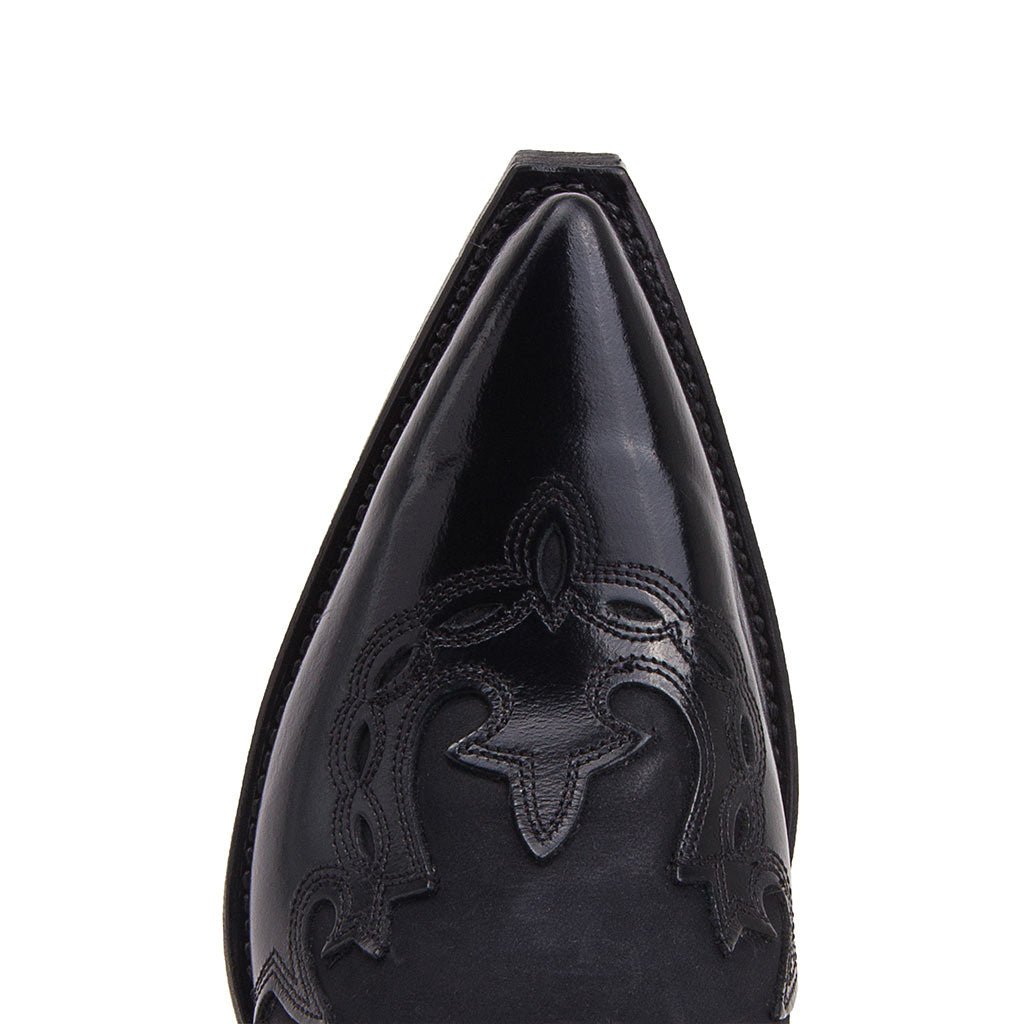 sendra-boots-2560-cuervo-flora-negro-westernstiefel-schwarz image 5