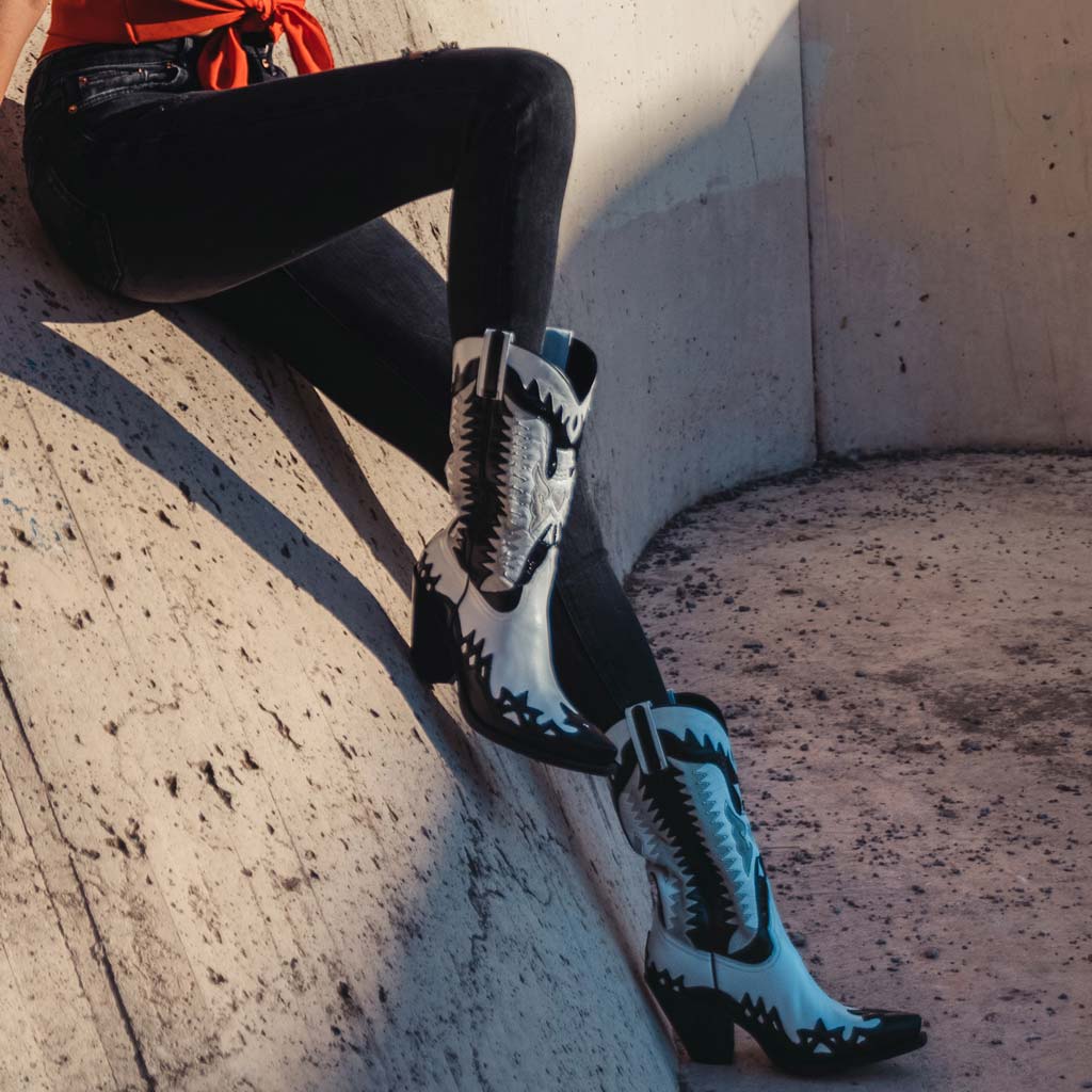 sendra-boots-3840-gorca-cowboystiefel-laca-negro-laca-hielo image 8