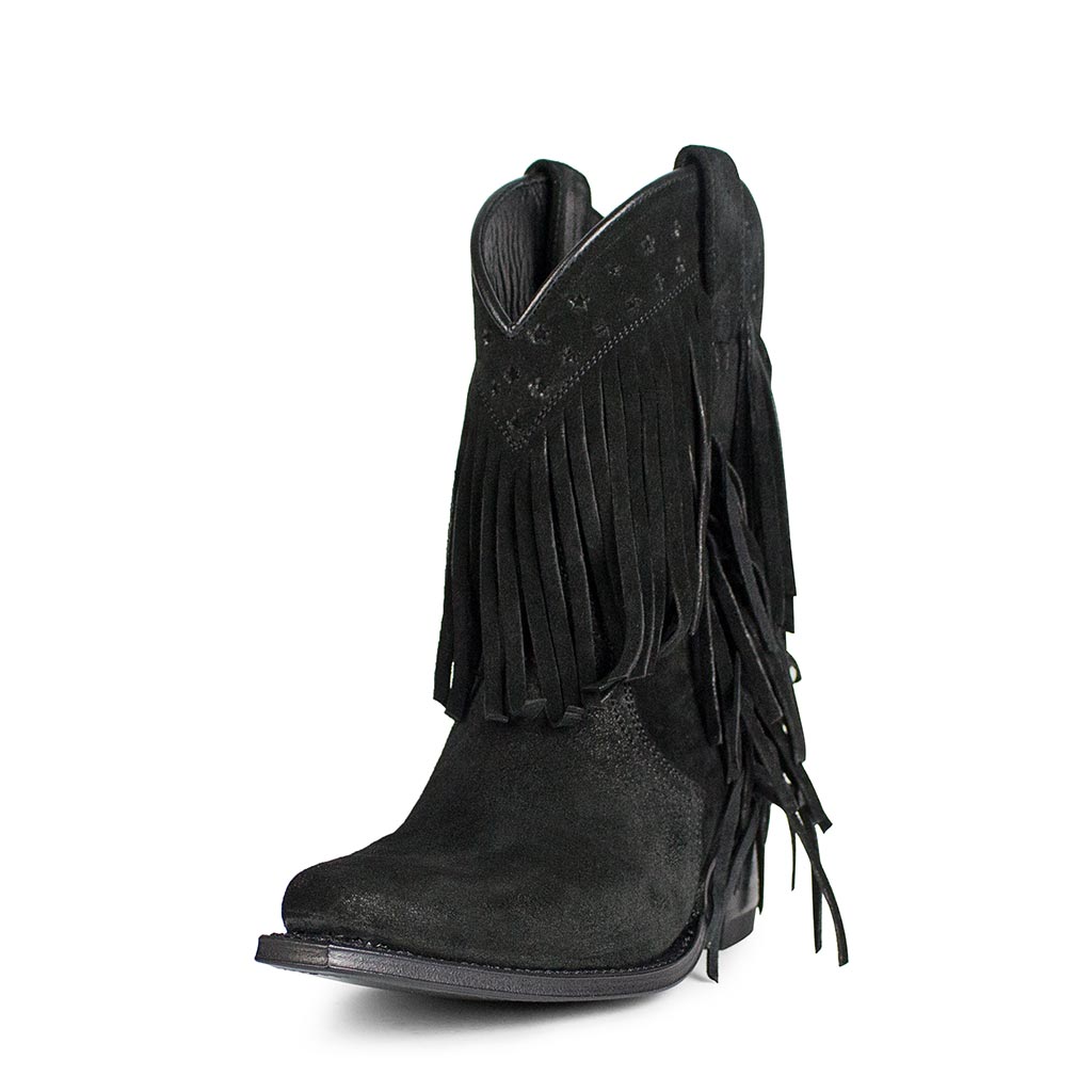 sendra-boots-17162-gene-serraje-negro-westernstiefel-schwarz image 2