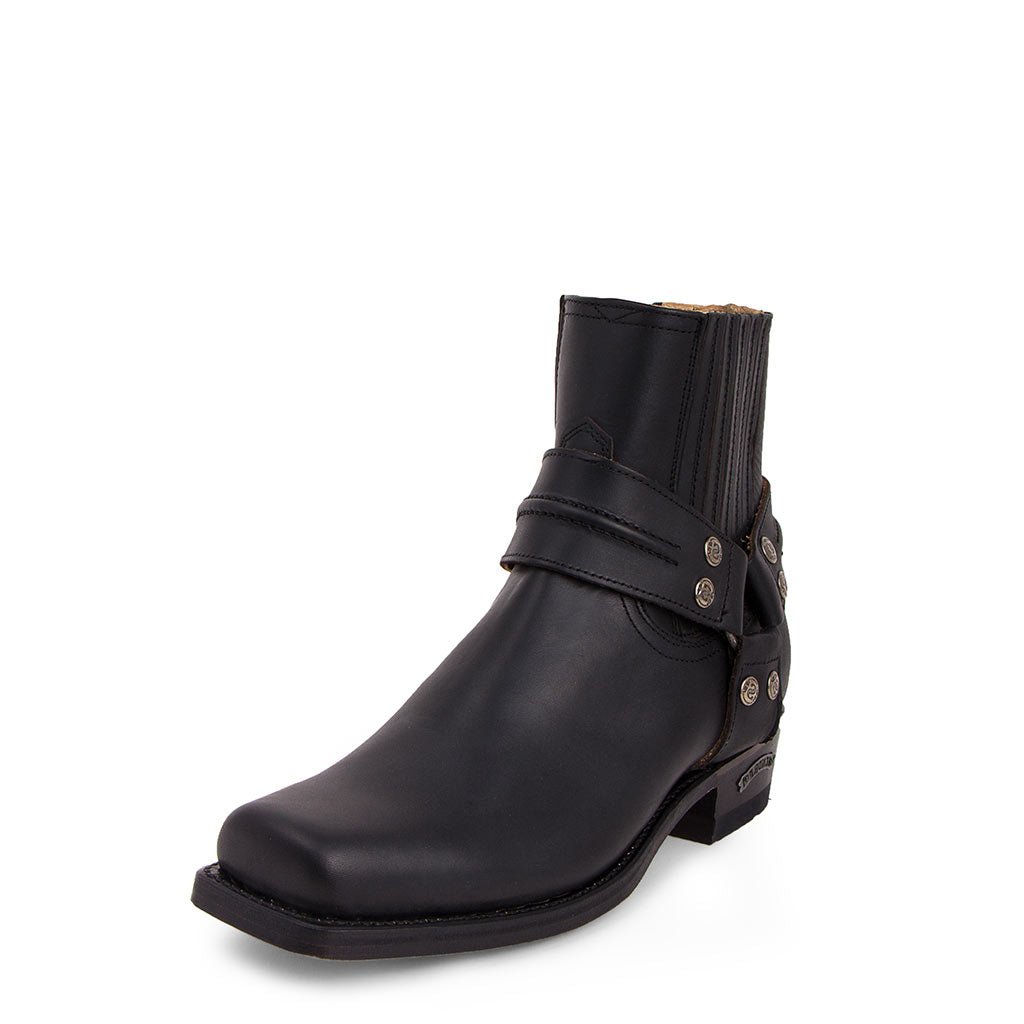 sendra-boots-2746-pete-pull-oil-negro-cowboy-stiefelette-aus-schwarzem-leder-mit image 2