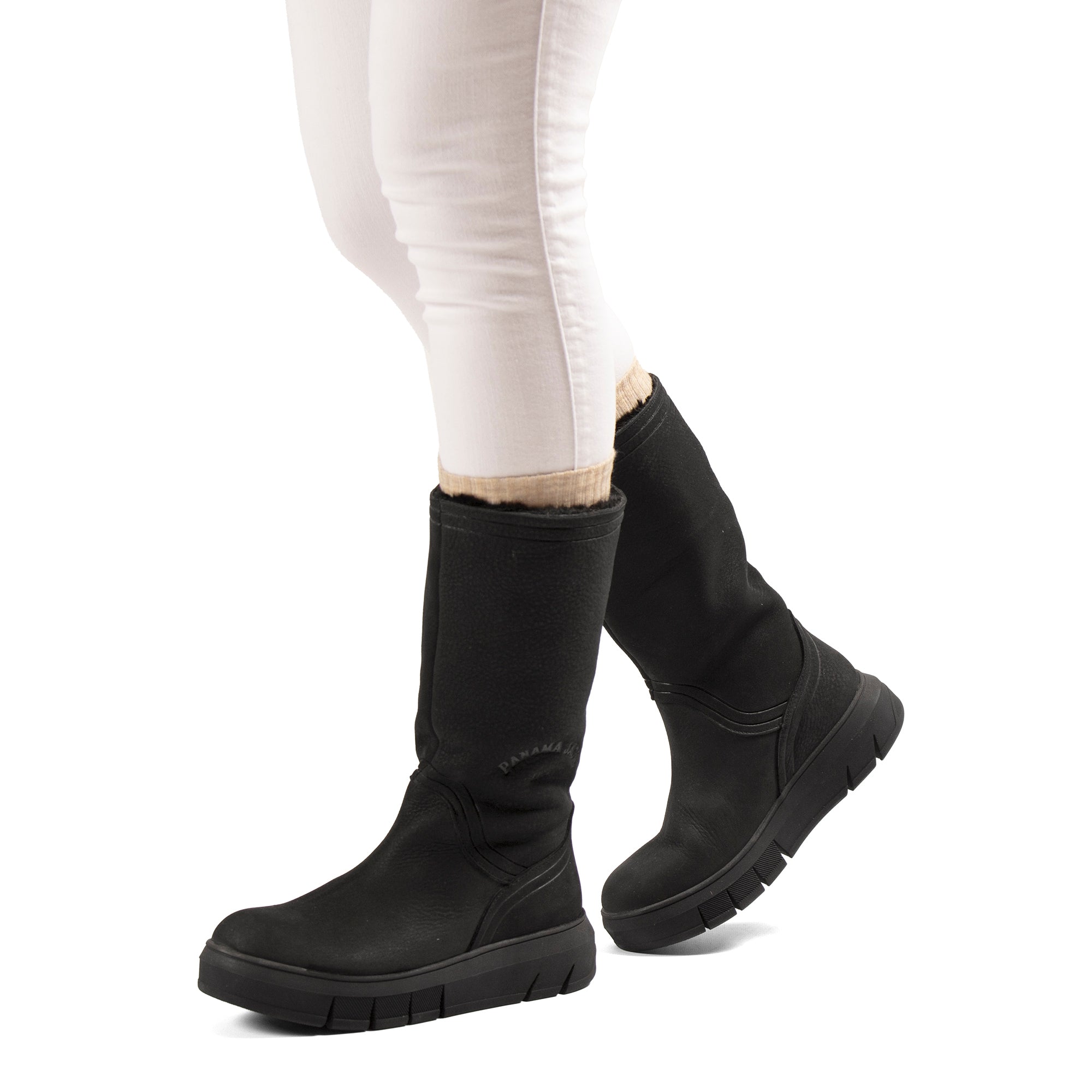 panama-jack-neck-b3-damenstiefel-nubuk-schwarz-warmfutter-28-cm image 2