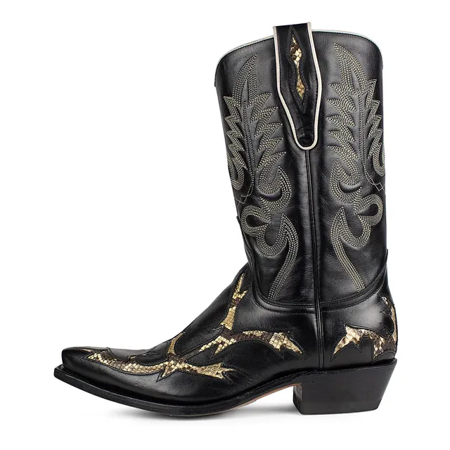 sendra-boots-5500-hilux-cabra-biker-boots-schwarz image 1