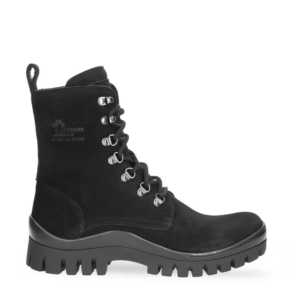 panama-jack-hongkong-b1-damen-schn-rstiefel-velours-schwarz image 1