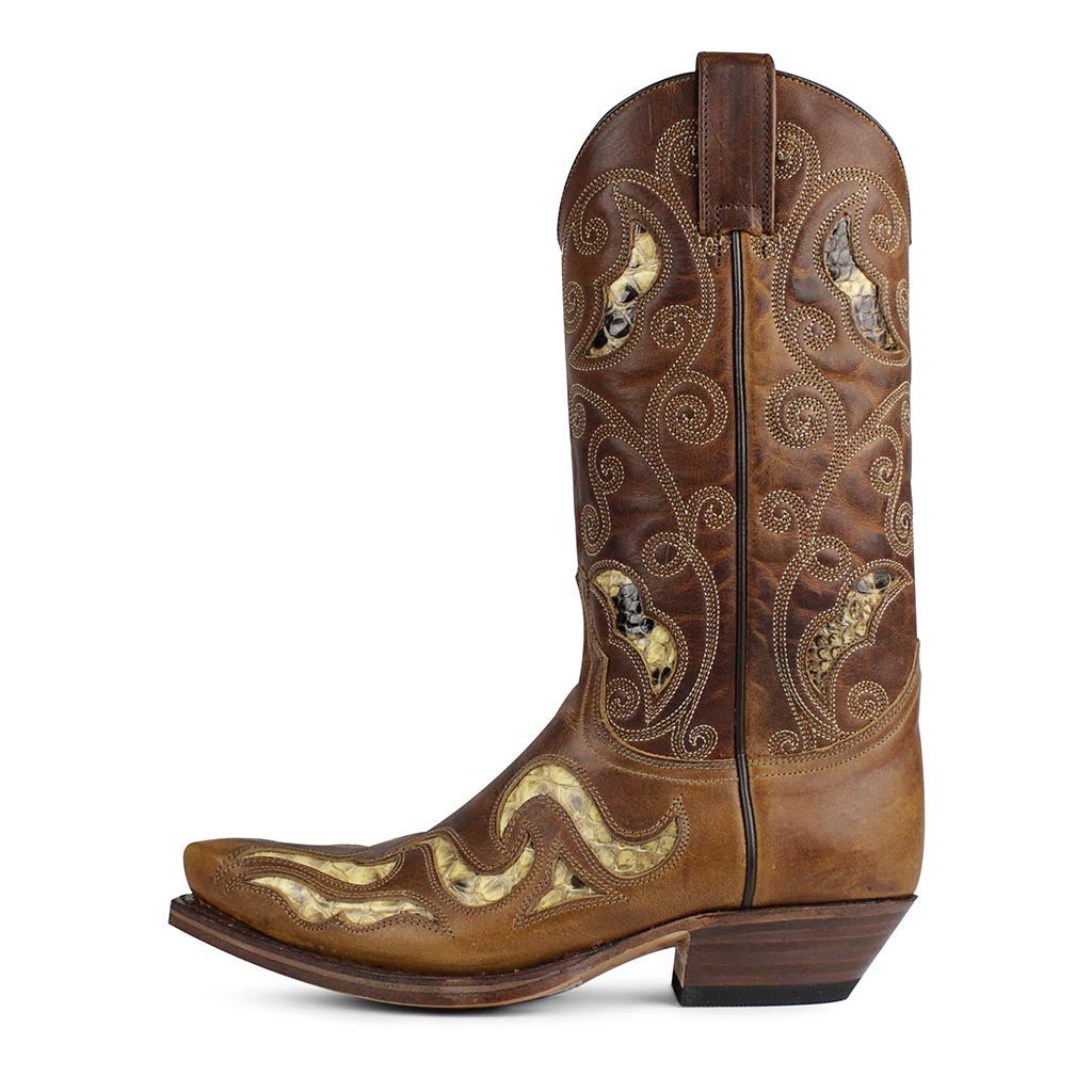 sendra-boots-7490p-cuervo-evolution-tang-westernstiefel-braun image 1