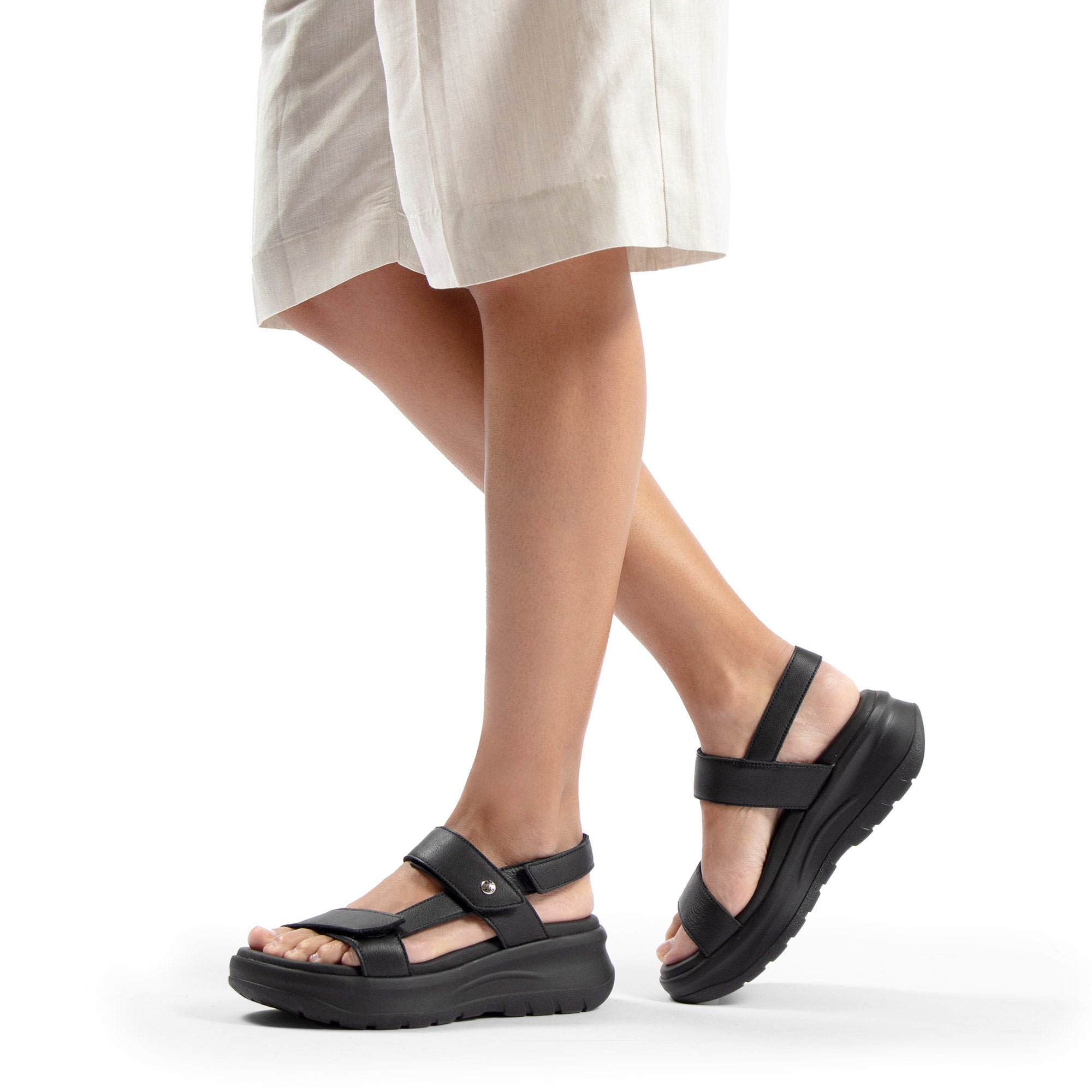 panama-jack-noor-b1-damen-platform-sandale-napa-negro-schwarz image 2