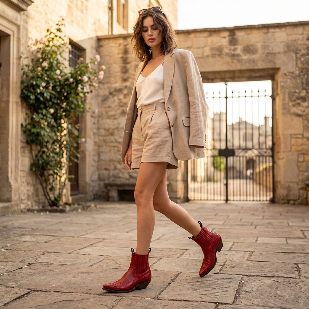 sendra-boots-4660-buitre-cicl-n-rojo-westernstiefel-rot image 7