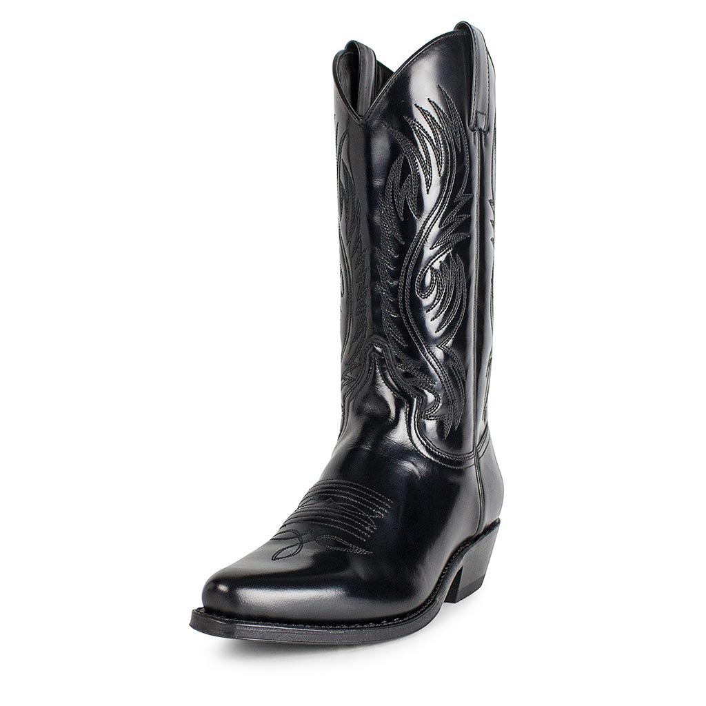 sendra-boots-2605-red-antic-negro-cowboystiefel-schwarz image 2