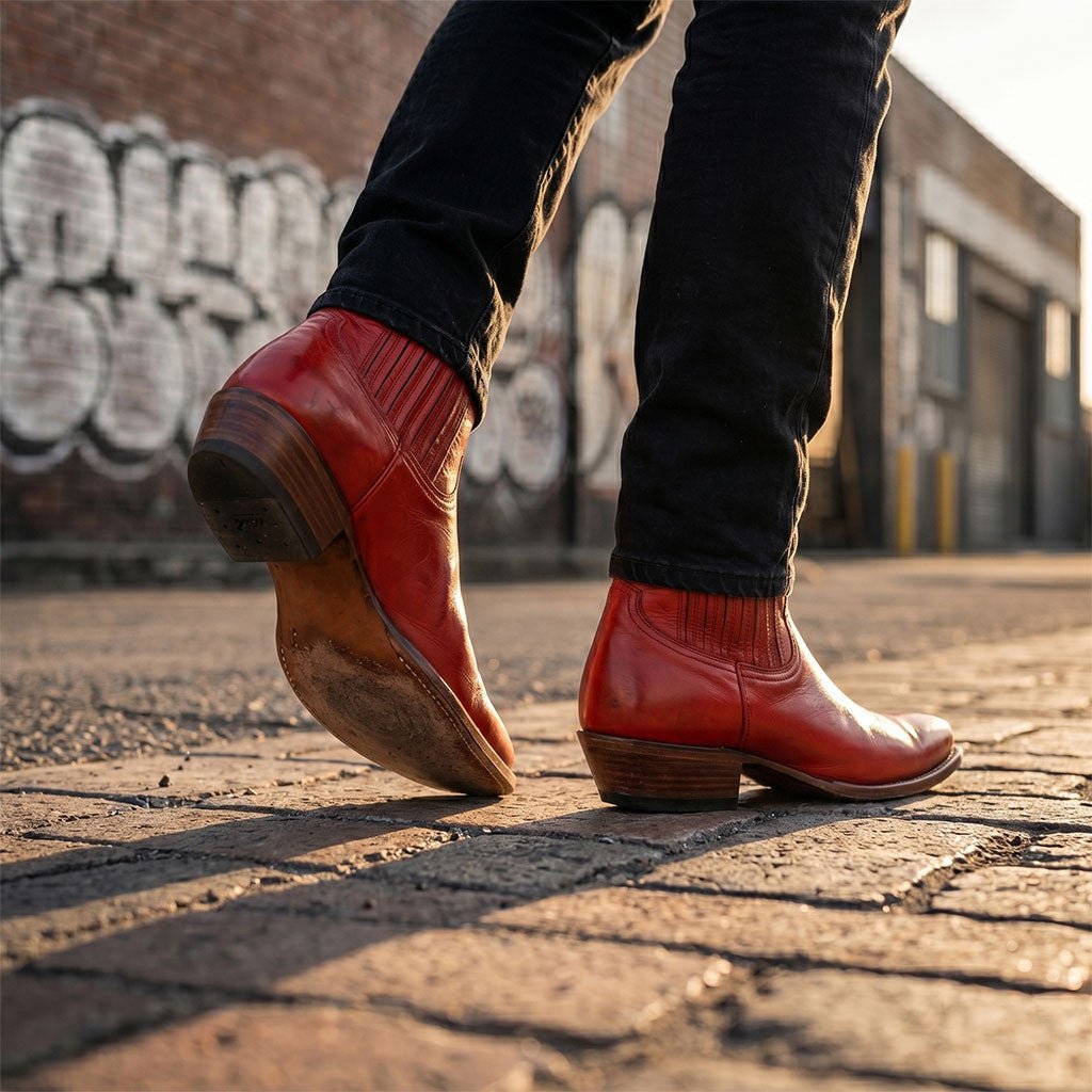 sendra-boots-4660-cuervo-ciclon-rojo-cowboystiefel image 8