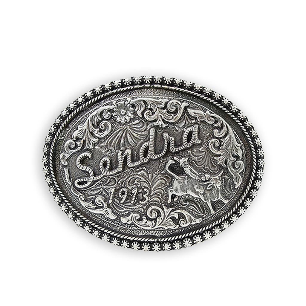 sendra-boots-hebilla-toro-2523-plata-mate-g-rtelschnalle image 1