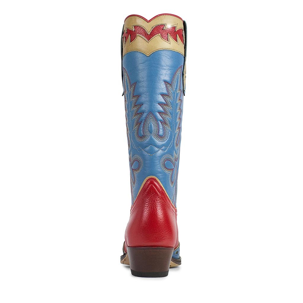 sendra-boots-18309-cuervo-jupiter-rojo-salvaje-bluete-cowboy-boots image 4