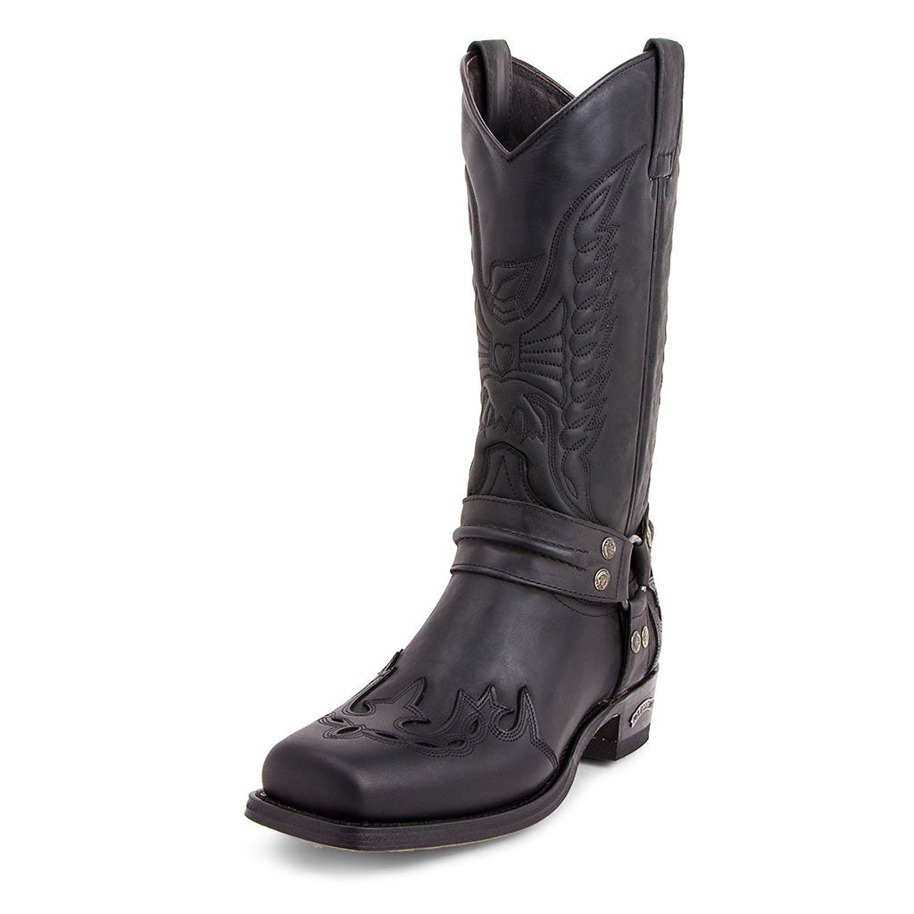 sendra-boots-4980-strong-sprinter-negro-biker-boots-schwarz-unisex image 2