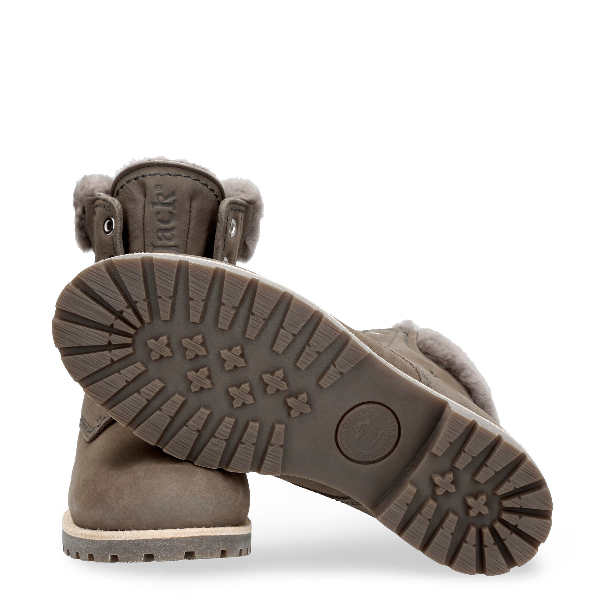 panama-jack-panama-03-igloo-b20-nobuck-gris-damenstiefel-nubuk-lammfell-grau image 4