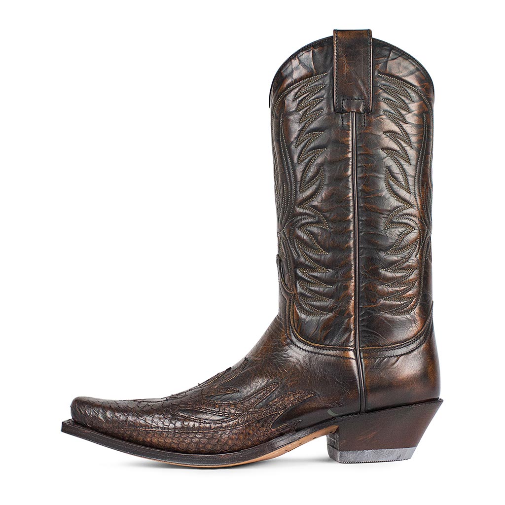 sendra-boots-7013p-python-barr-marron-exotic-stiefel image 1