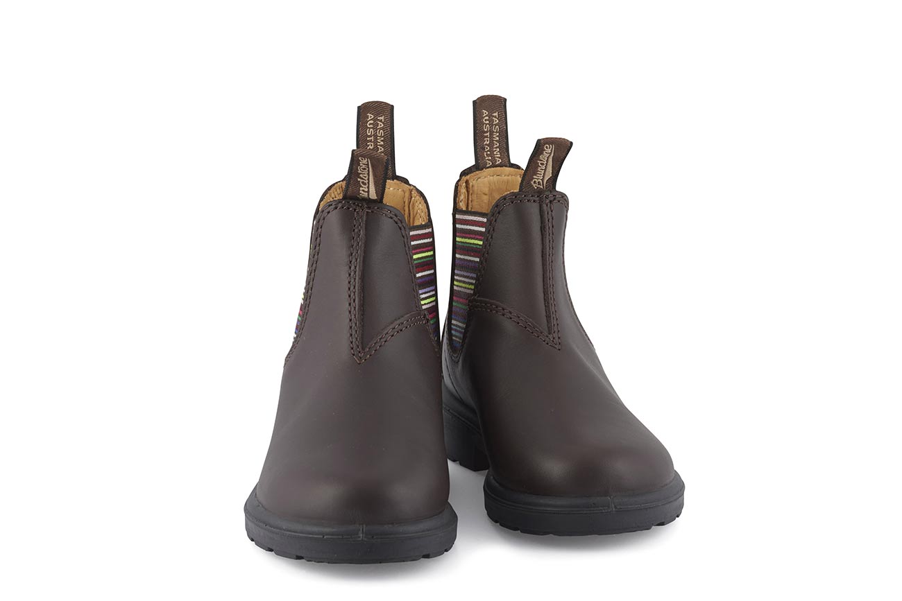 blundstone-1413-kinder-chelsea-boot-brown-streifen-elastic image 2