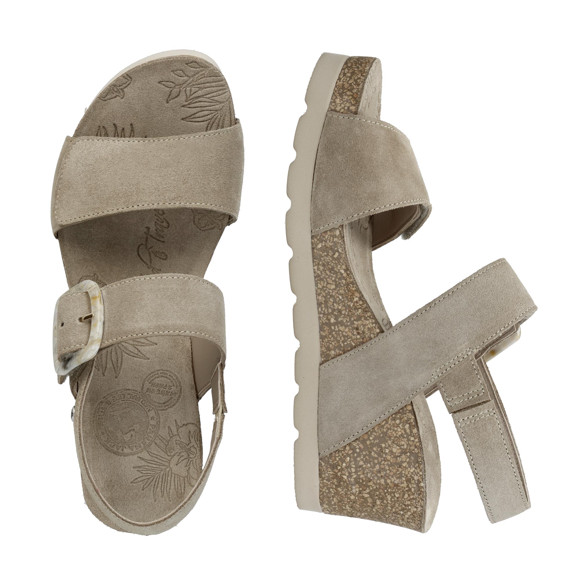 panama-jack-valle-b4-keilsandalette-velour-taupe image 4