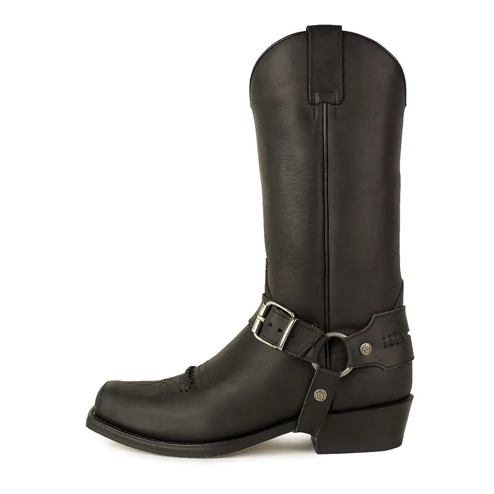 sendra-boots-6354-58-seta-sprinter-negro-unisex-biker-boot-mit-abnehmbarem-harni image 1