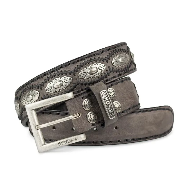 sendra-boots-7606-olimpia-lederg-rtel-anthrazit-4-cm-nickel image 1