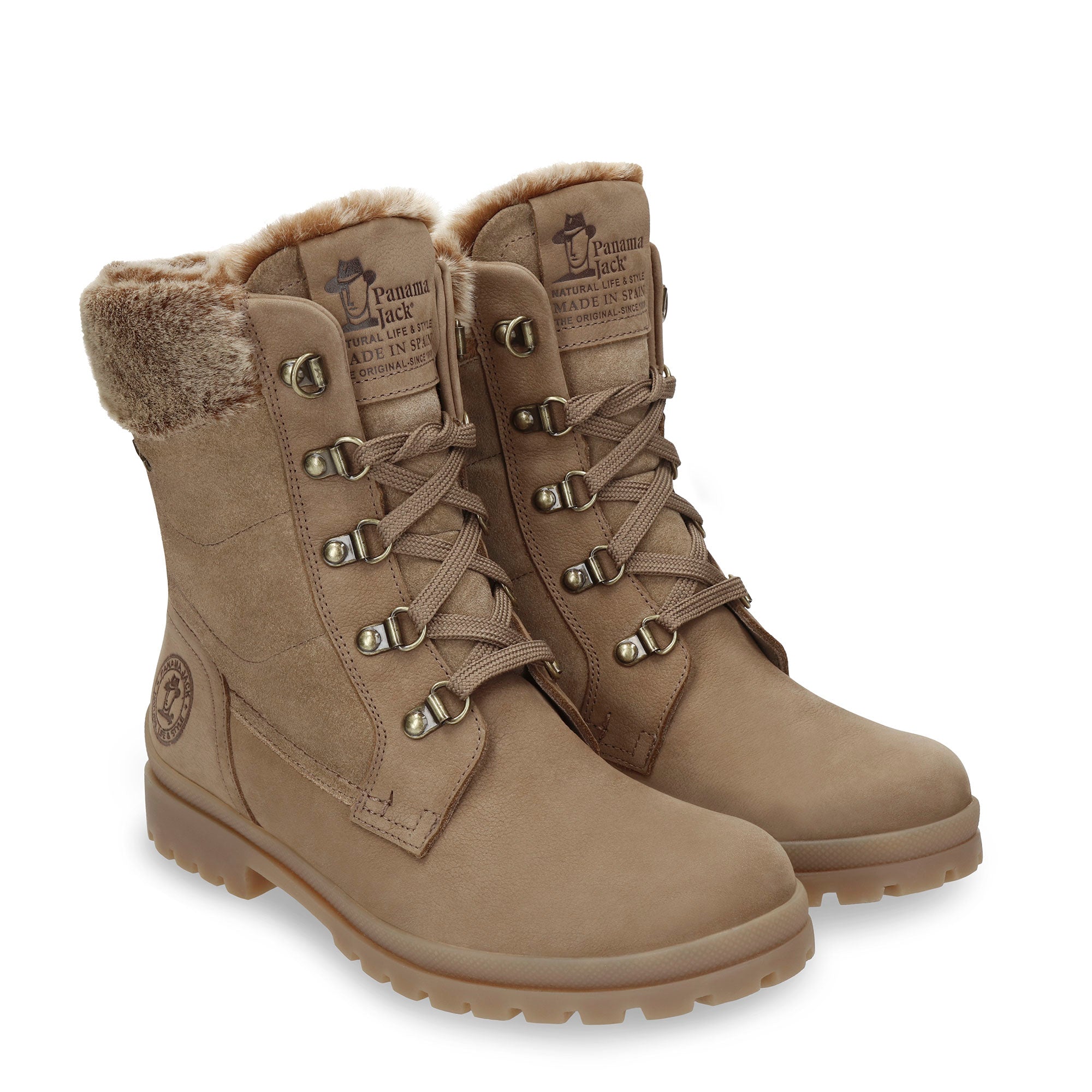 panama-jack-tuscani-gtx-b4-damenstiefel-taupe-waterproof image 3