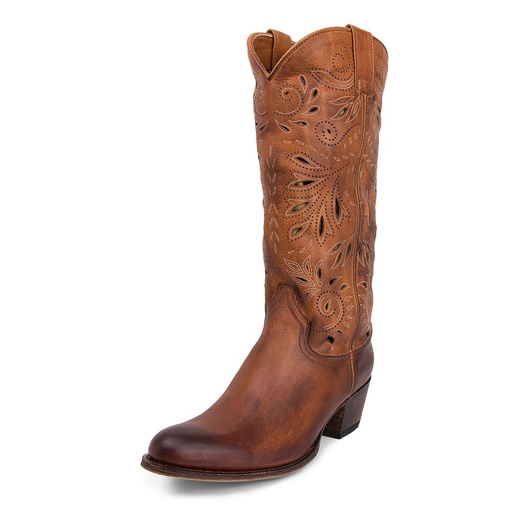 sendra-11360-debora-damen-cowboy-stiefel-miele-braun image 2