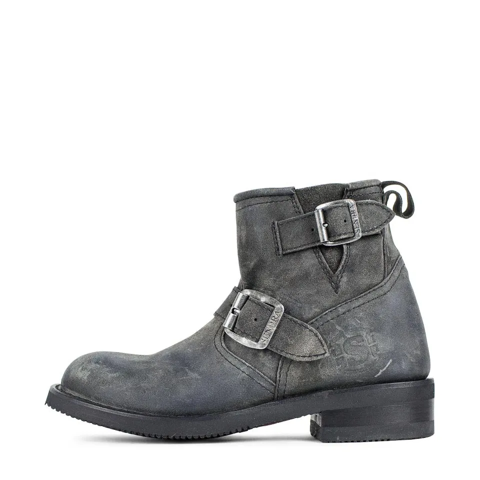 sendra-boots-s0025-2976-carol-delate-graue-damen-biker-boots-velours image 1