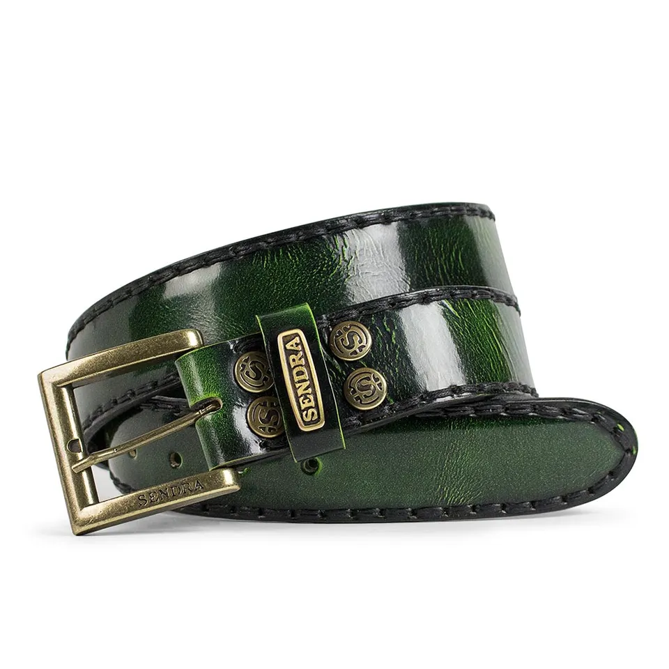 sendra-boots-8563-denver-verde-oro-viejo-lederg-rtel image 1
