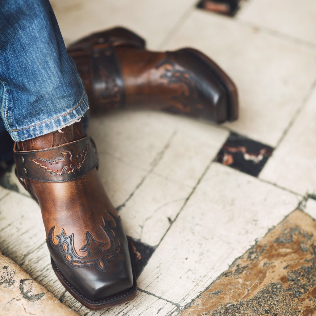 sendra-boots-7811-blues-britnes-unisex-biker-boots-braun image 6