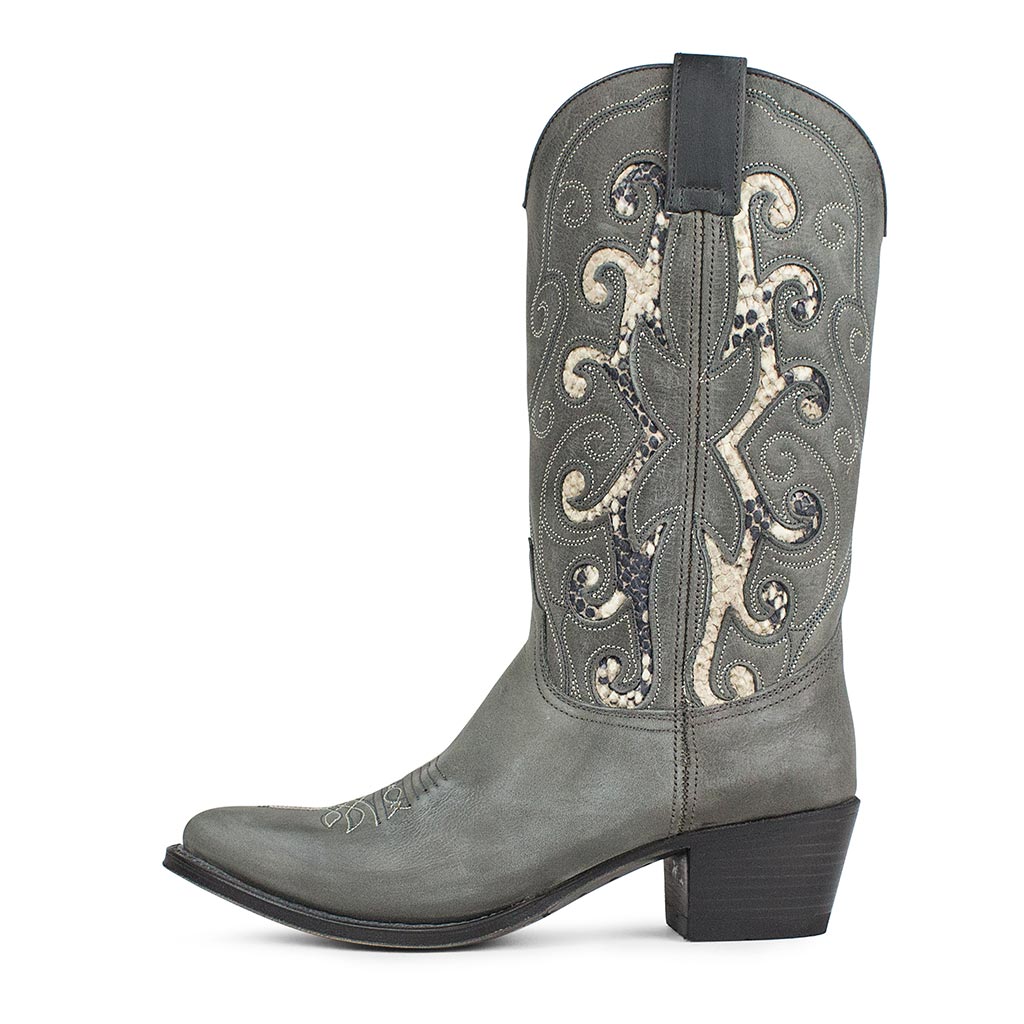 sendra-boots-17906-lia-flota-chaira-cowboy-stiefel-grau image 1