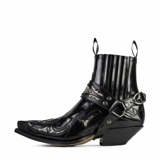 sendra-boots-4661p-cuervo-florentic-negro-cowboystiefel-gr-48 image 1