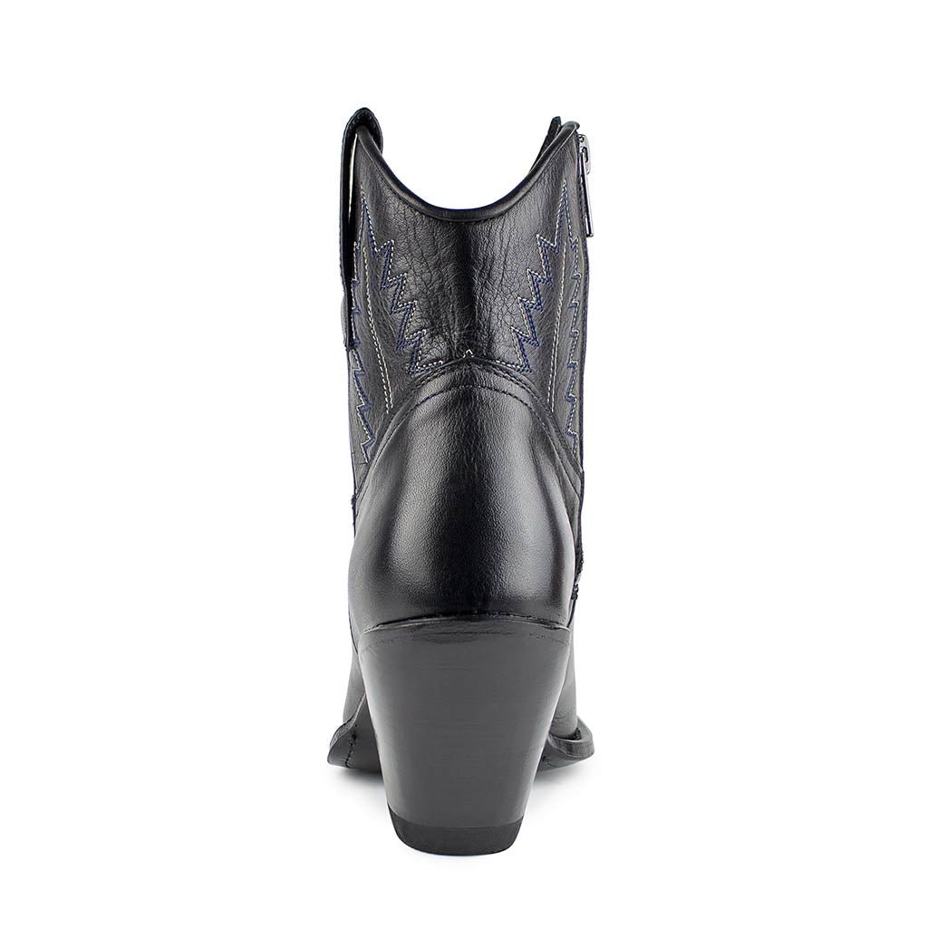 sendra-boots-10779-gorca-salvaje-negro-stiefelette-mit-7-5-cm-absatz image 5