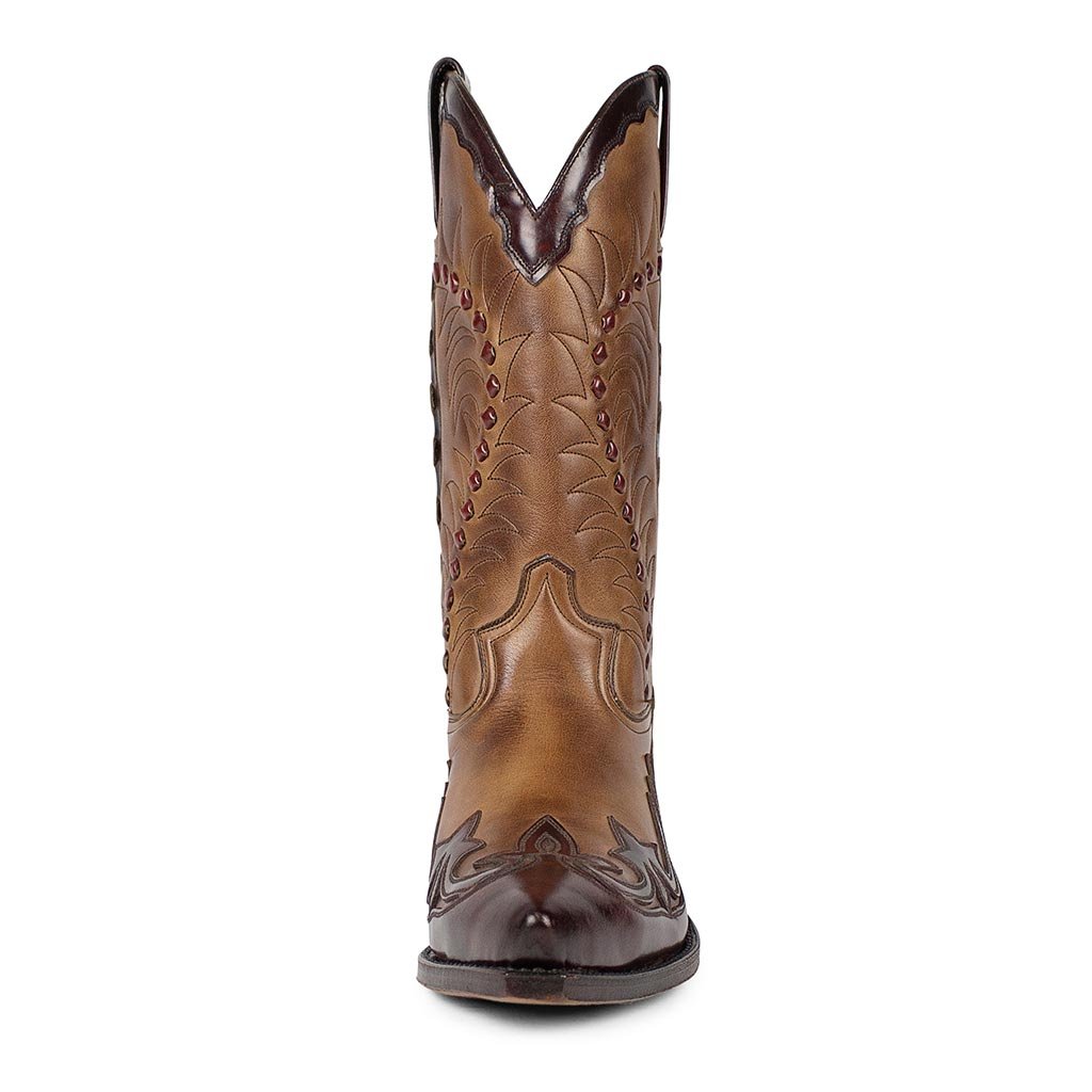 sendra-boots-3155-maxi-flora-fuchsia-box-brass-stiefel image 3
