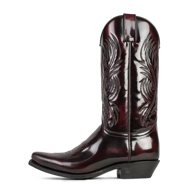 sendra-boots-2605-damen-stiefel-red-burdeos image 1