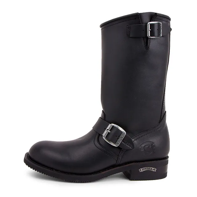 sendra-boots-2944-carol-biker-boot-matebox-negro-schwarz-matt image 1