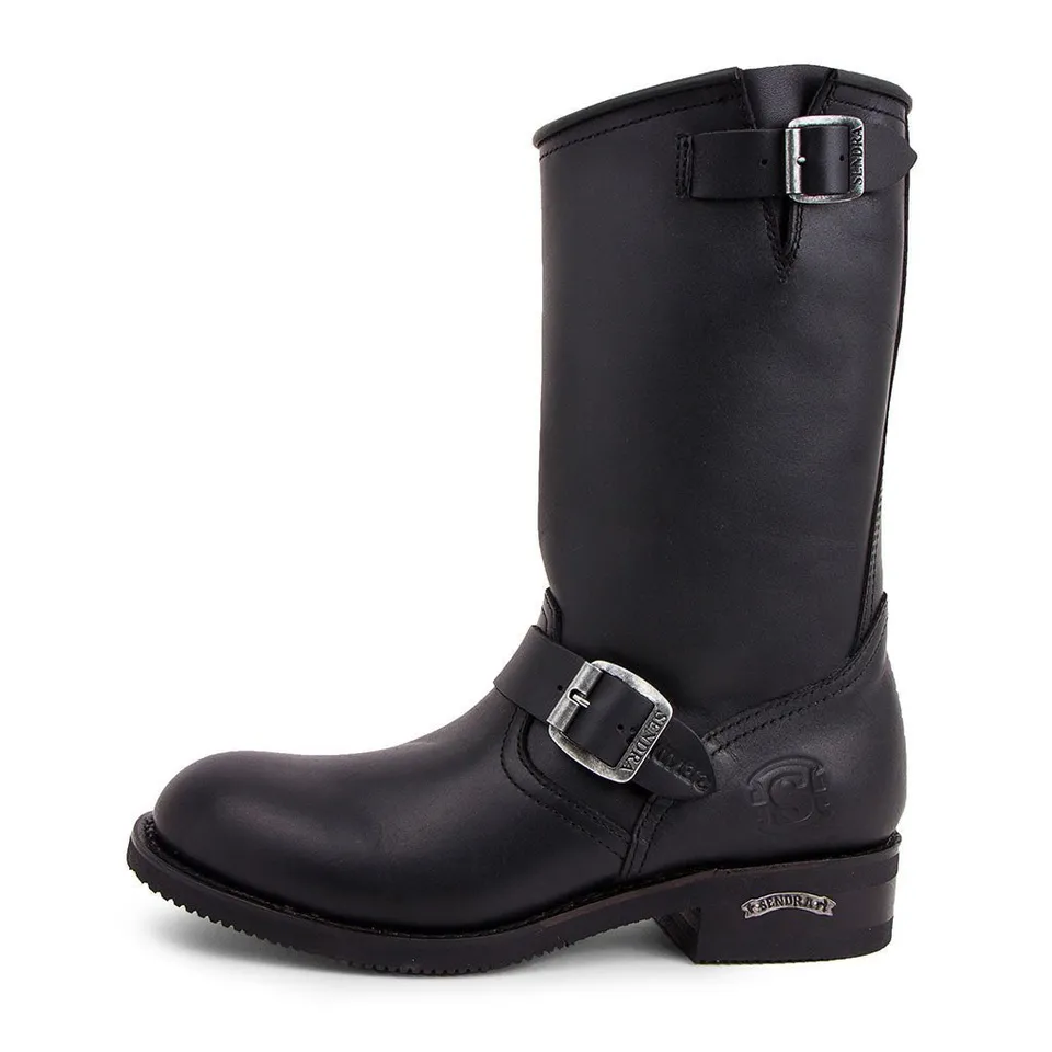 sendra-boots-2944-carol-biker-boot-matebox-negro-schwarz-matt image 1