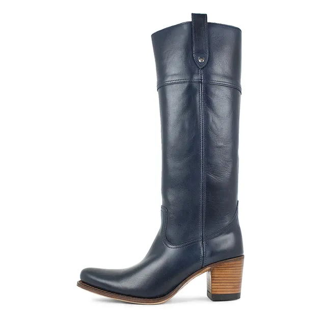 sendra-boots-8483-princes-palermo-navy-damen-stiefel-blau image 1