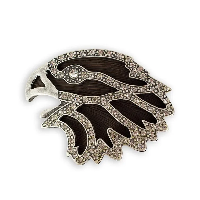 sendra-boots-hebilla-eagle-head-2540-strass-g-rtelschnalle-silber image 1