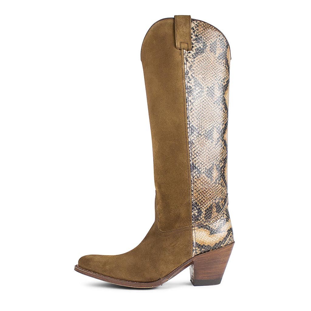sendra-boots-17005-gordy-serraje-date-damen-langschaft-stiefel-braun image 1