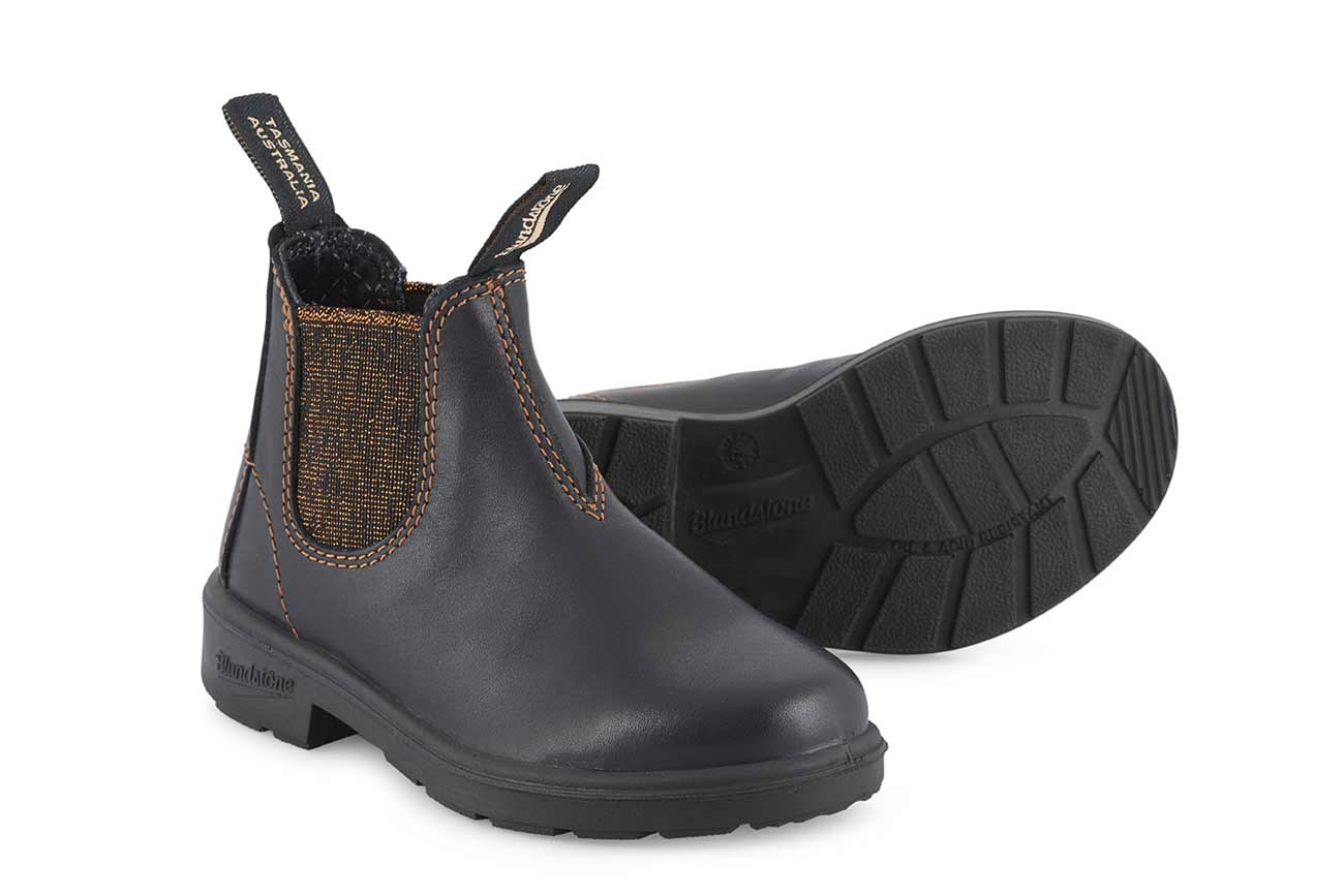 blundstone-1992-black-bronze-glitter-kinder-chelsea-boot image 4