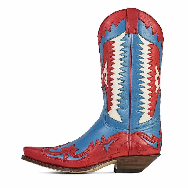 sendra-boots-3840-cuervo-atenea-rojo-cowboy-stiefel-herren image 1