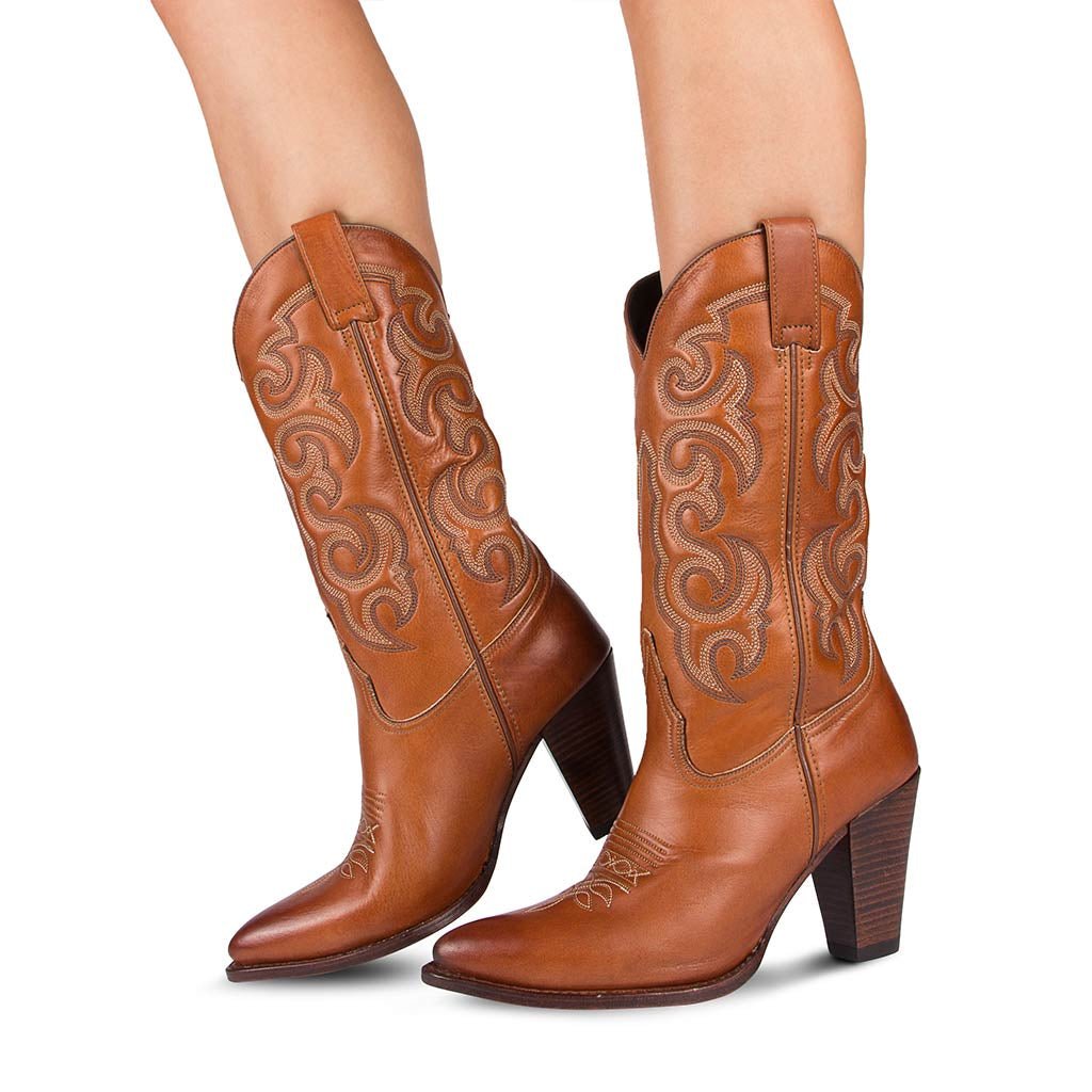 sendra-boots-13549-eva-salvaje-cuoio-damen-cowboy-stiefel image 7
