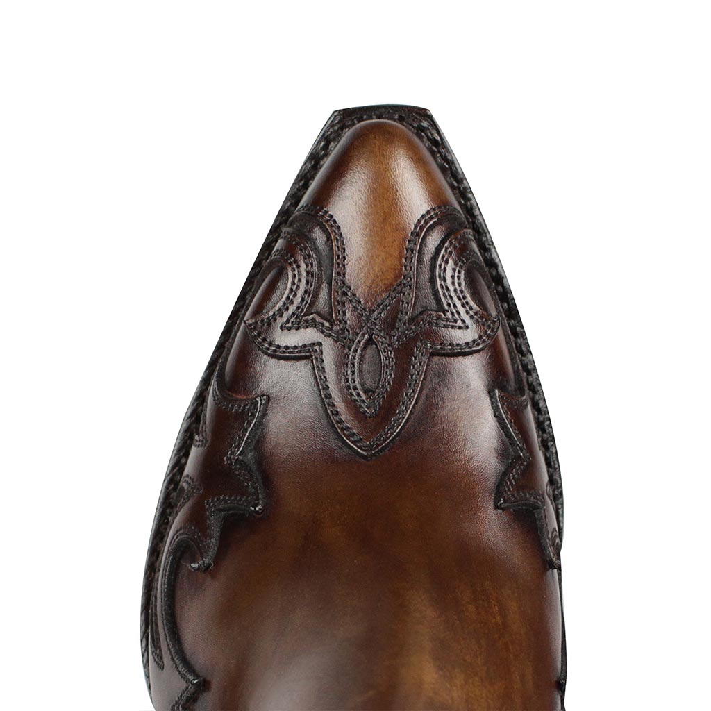 sendra-boots-16695-lula-handpainted-boot-cognac-braun image 5