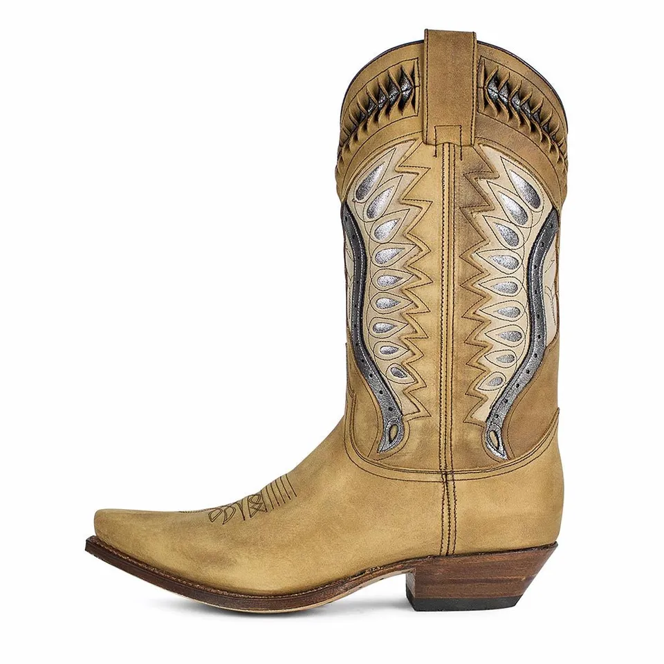 sendra-boots-12860-cuervo-floter-tang-lavado-western-boot-canela image 1