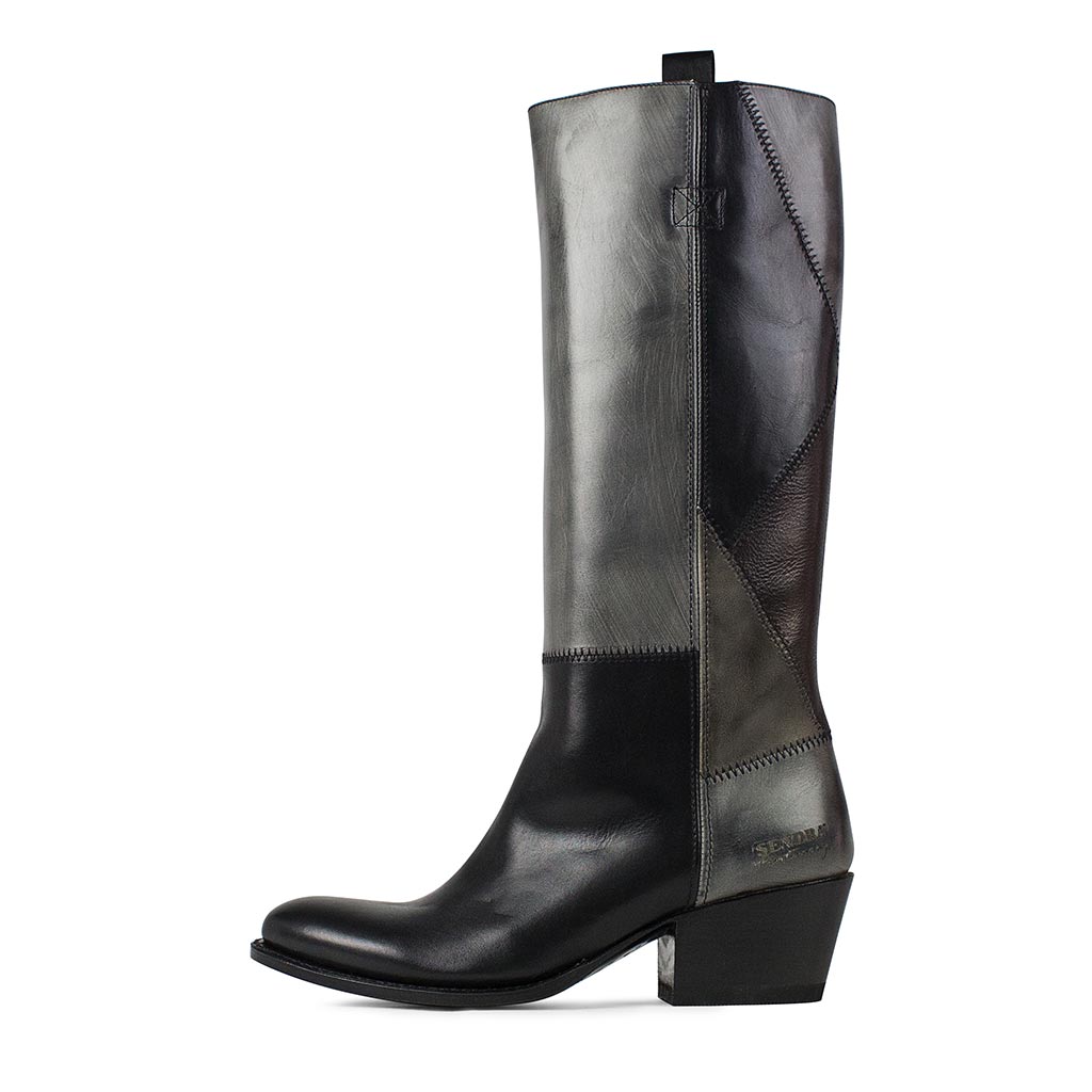 sendra-boots-s0032-debora-vitello-negro-stiefel-schwarz image 1
