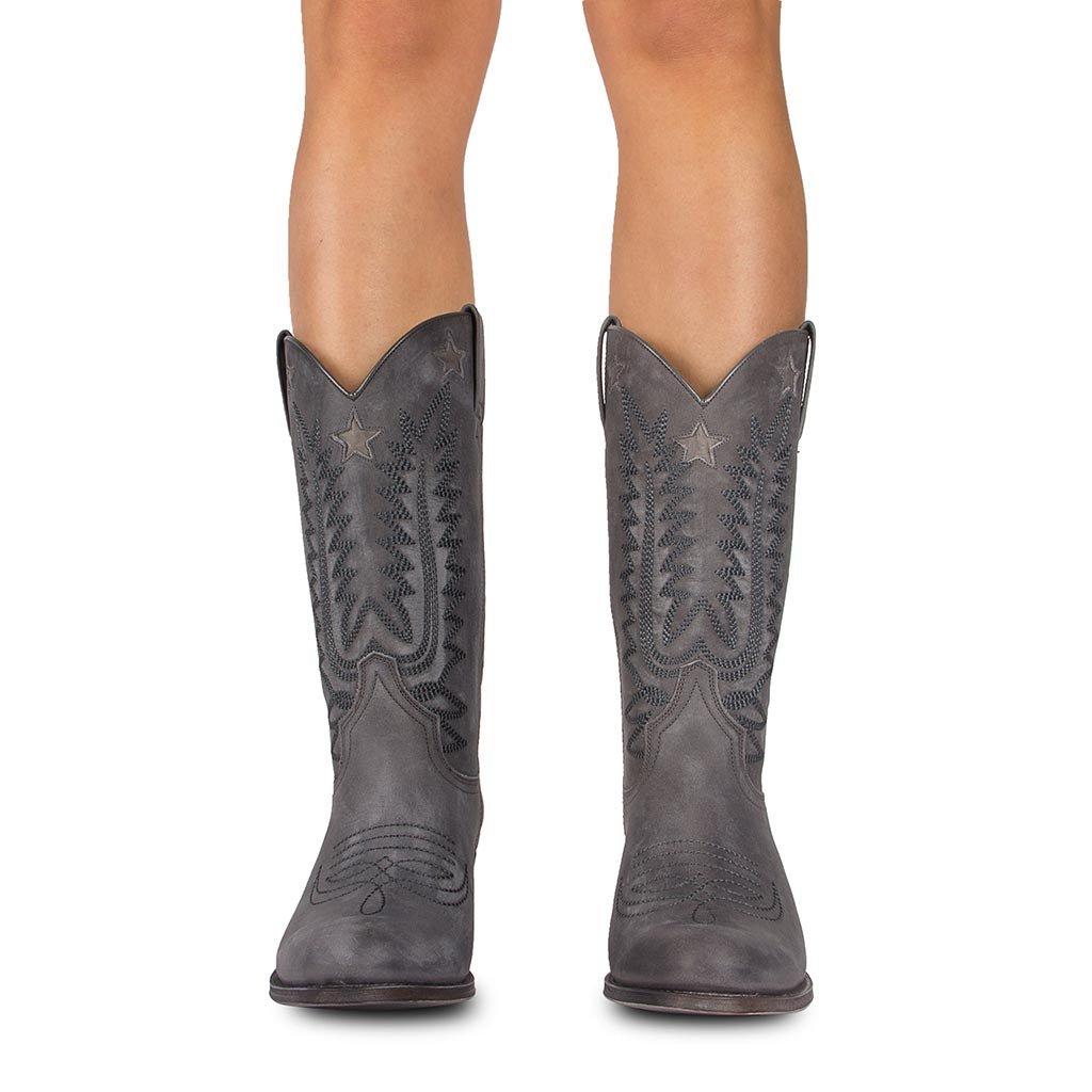 sendra-boots-14146-debora-insa-flota-chaira-lavado-schwarze-cowboystiefel image 3